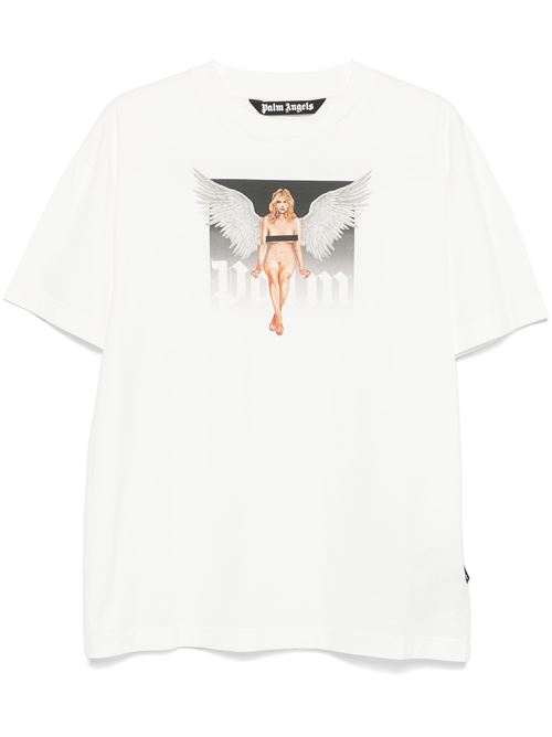 T-shirt con stampa PALM ANGELS | PMAA001S25JER00A0310